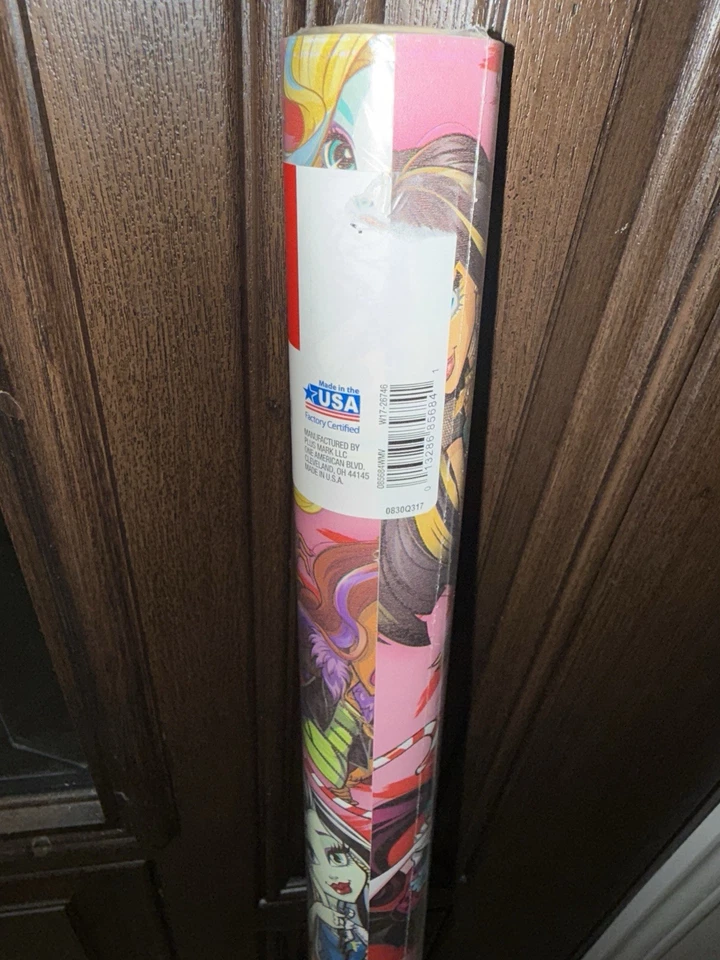 Monster High Gift Wrap Christmas Wrapping Paper 70 sq Ft Mattel 2017 - Image 2 of 4