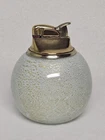 MCM 50's Murano Barbini Cased Blue With Dense Gold Flake Cigarette Lighter