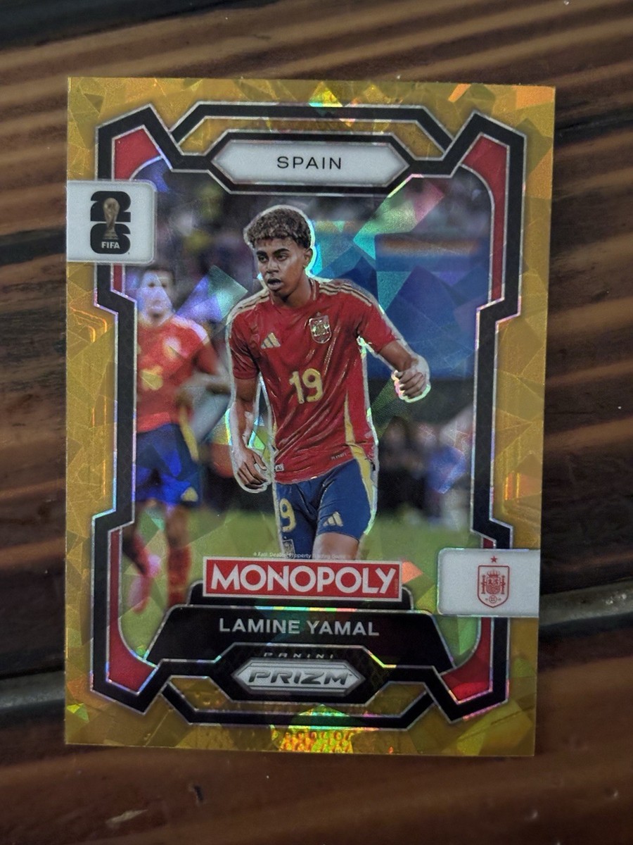 Panini Monopoly Prizm FIFA World Cup Lamine Yamal Spain Gold