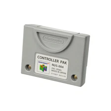 Official Nintendo 64 Controller Pak Memory Card - OEM NUS-004 Tested Clean Works