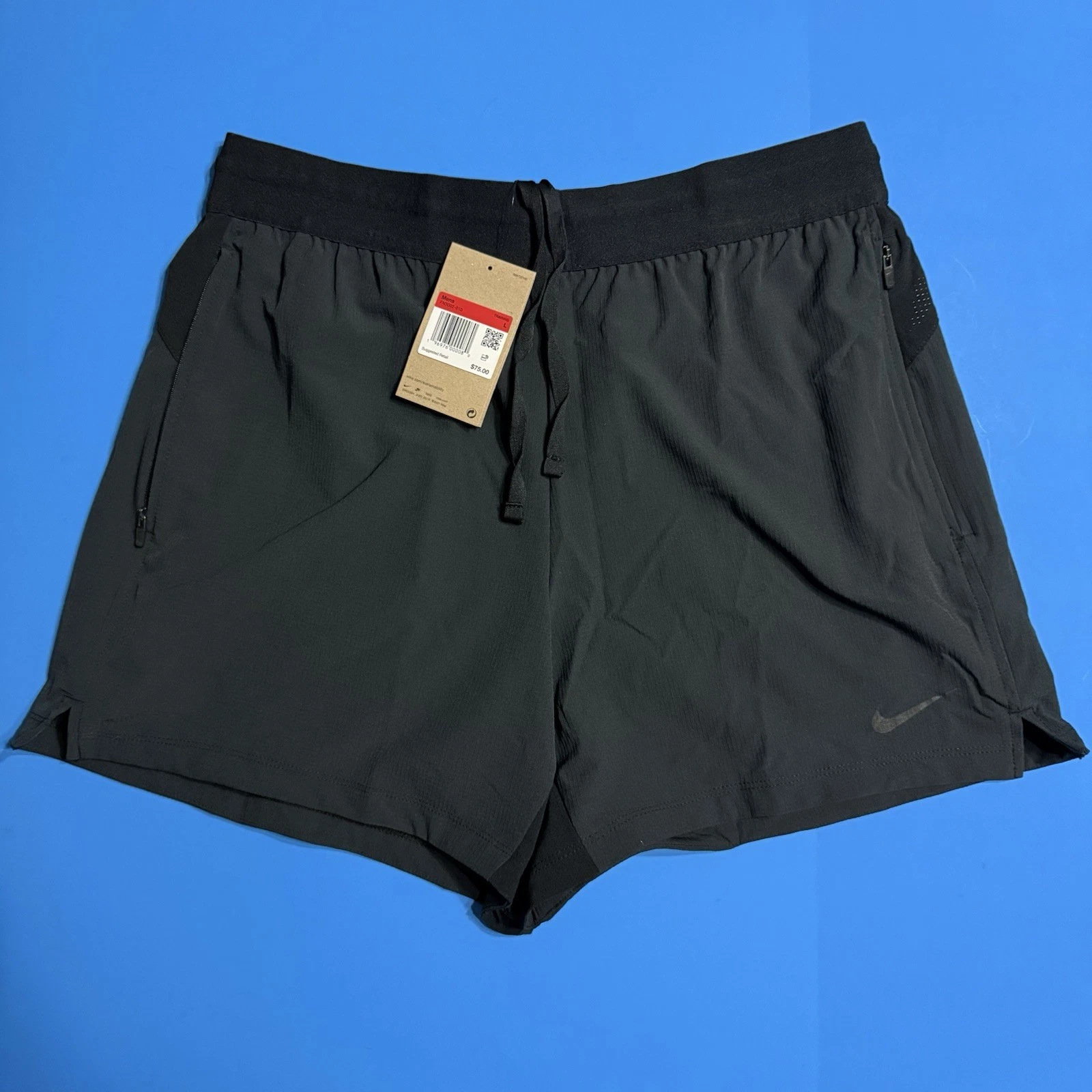 Nike Dri-FIT Flex Rep 5” Unlined Training Shorts Mens Large Black FN3002-010 NWT