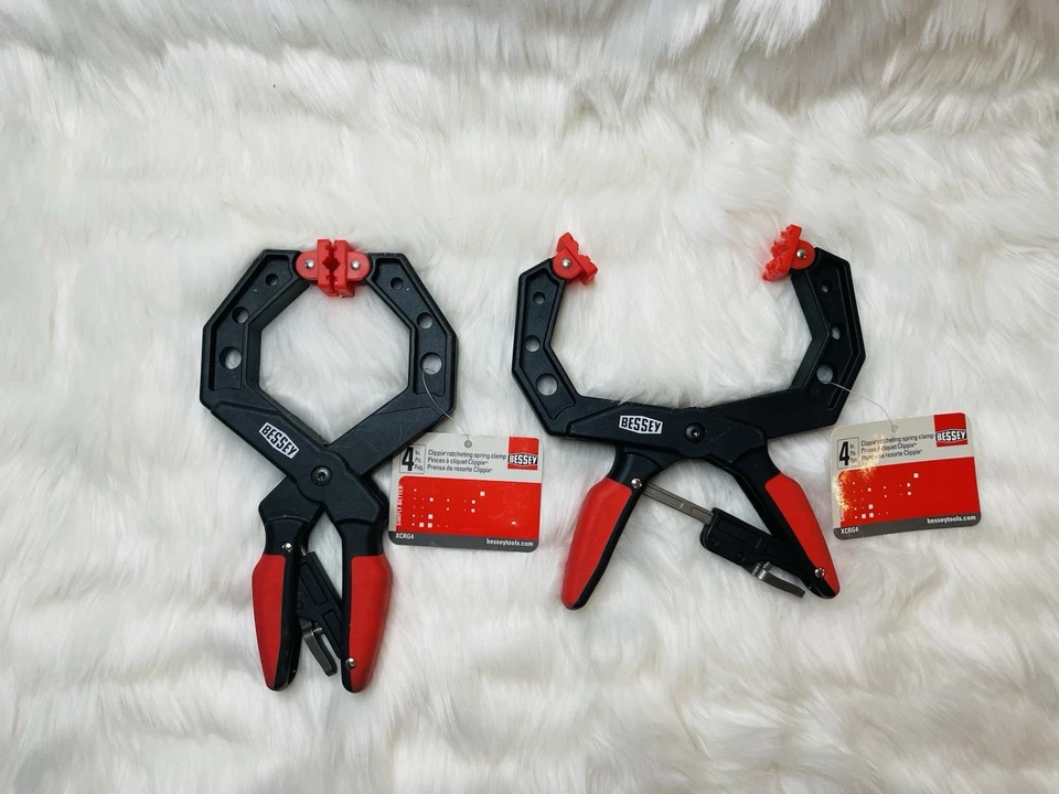 *NEW* Lot Of 2  Bessey Xcrg4 Spring Clamp,9 In L,4 & (2 ) 7 3/4 In L, 2.25" (I) - Image 3 of 4
