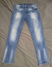 883 Police Moriarty Jeans Mens Jeans W38 L31 Slim Style Blue