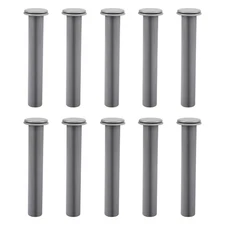10 Pack Gray Sleeve and Cap Set for Pool Fence DIY Safety Fence Poles,178-G5 ...