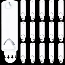 Jetec 16 Pieces Picture Hangers Kit No Damage No Nails Adhesive Hanging Frame