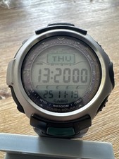 CASIO PRO TREK PRG-50 Digitaluhr WR100 Funktioniert Zustand Original
