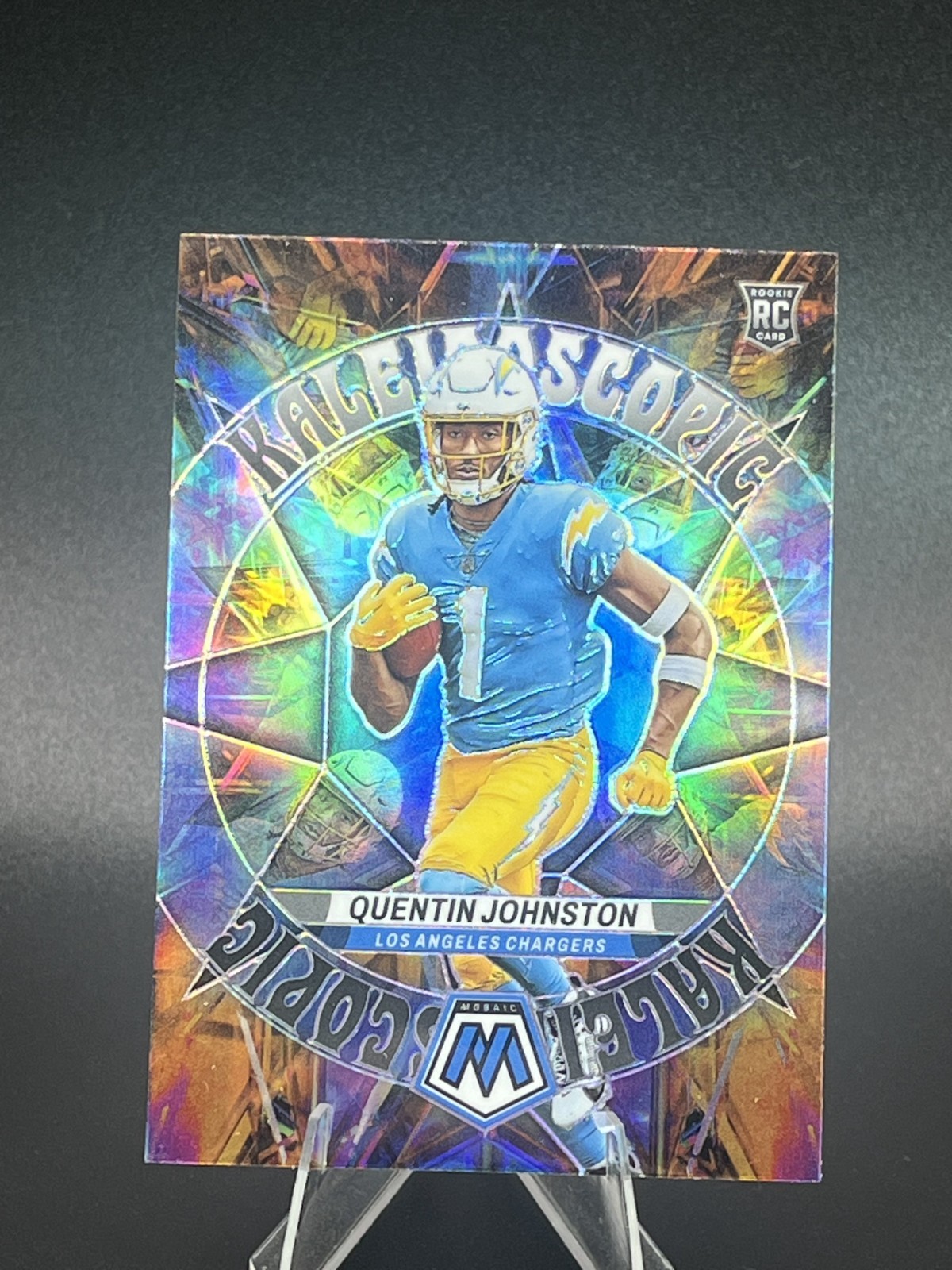 2023 QUENTIN JOHNSTON ROOKIE Mosaic Kaleidoscopic Prizm #KA7 CASE HIT SSP 🔥