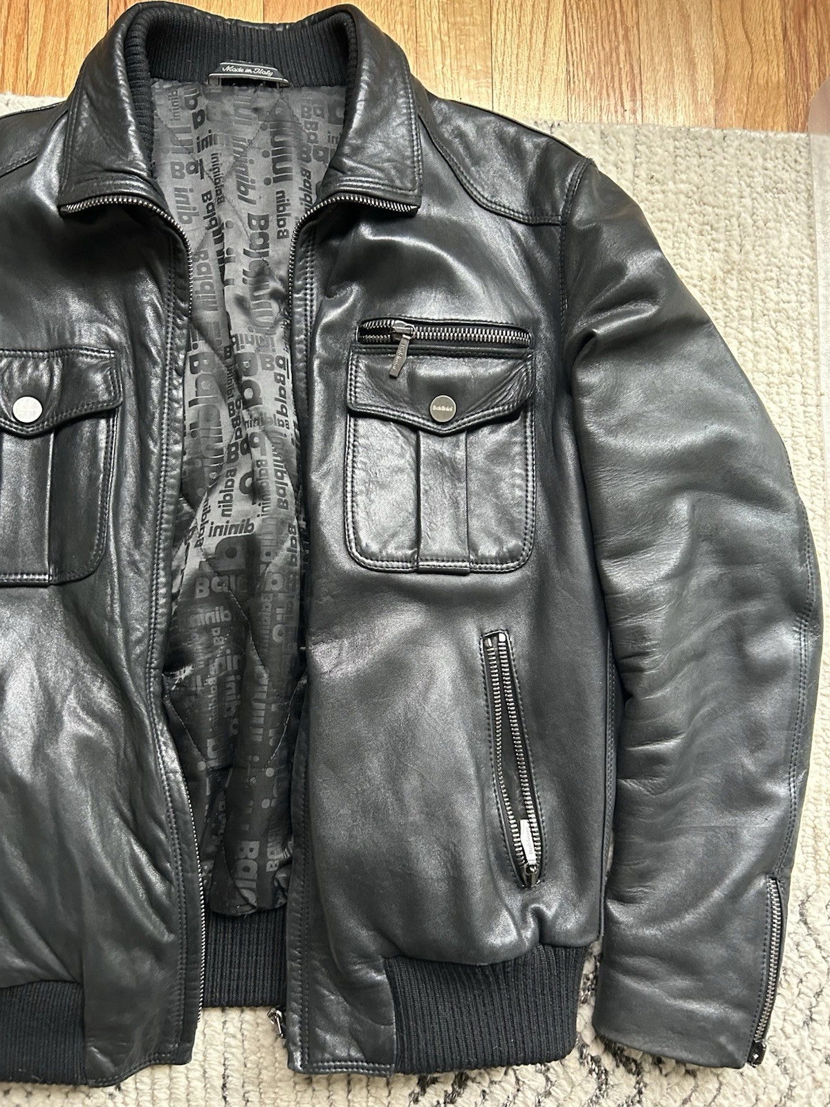 Neovintage Pilot ItalianCalf Leather Jacket Baldinini image 4