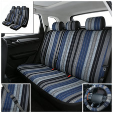 Stylish Baja Tribal Car Seat Covers Steering Wheel Cover Embroidered Interior