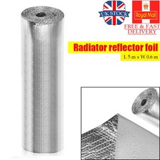 5m Radiator reflector foil Radiant Barrier Roll for RV Windows Weatherproofing