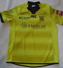 Hull FC Shirt 2017 Away Green ISC Rugby League Men's L VGC Inc UK P+P