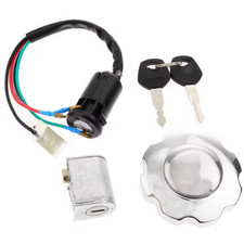Dirt Racing Ignition Switch 4 Wires Fuel Cap Honda Nc Pa Mt 50 H100 CG110 Cg Cb
