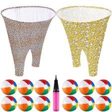 Granny Pants Yard Game with Oversized Pants Bouncy Balls and Pump, Easter Gia...