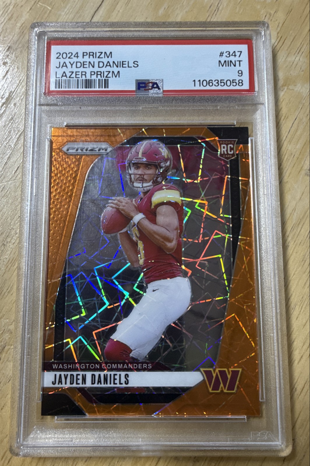 2024 Panini Prizm - Rookies Jayden Daniels #347 Lazer Prizm (RC)