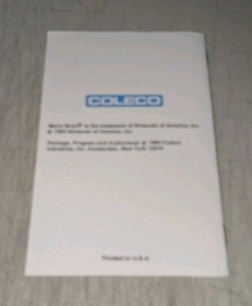 2008 Colecovision NTSC Mario Bros ULTRA RARE Collectorvision Complete