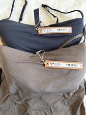 Skims Fits Everybody 2 Cami Bodysuits, Graphite Truffle Size XXS