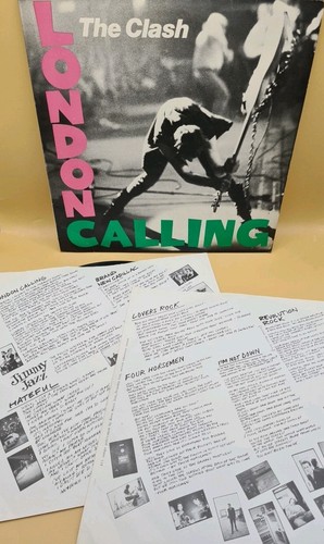 DOUBLE LP VINYL ALBUM THE CLASH LONDON CALLING CBS CLASH3 UK 1ST PRESS - Picture 10 of 13