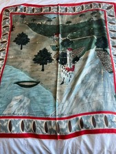 Rare Vintage Jacqmar Silk Scarf – Design by Coninelli Milano No. 562 (85cm)