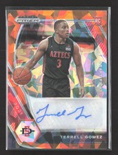 2021 Panini Prizm Draft Picks Terrell Gomez #DP-TGO Mosaic RC Auto