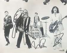 Cheap Trick Signed Auto 8x10 Photo Zander, Rick Nielsen & Tom JSA COA CK30914
