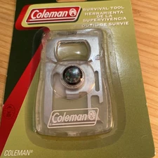 Coleman Camping Survival Tool Compass Multi Function Screwdriver Can Opener New