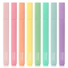 Bible Highlighters,Aesthetic Cute Highlighters Bulk,8pcs Colorful Highlighter...