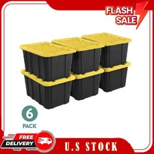 New 27 Gallon Plastic Storage Tote with Snap-...