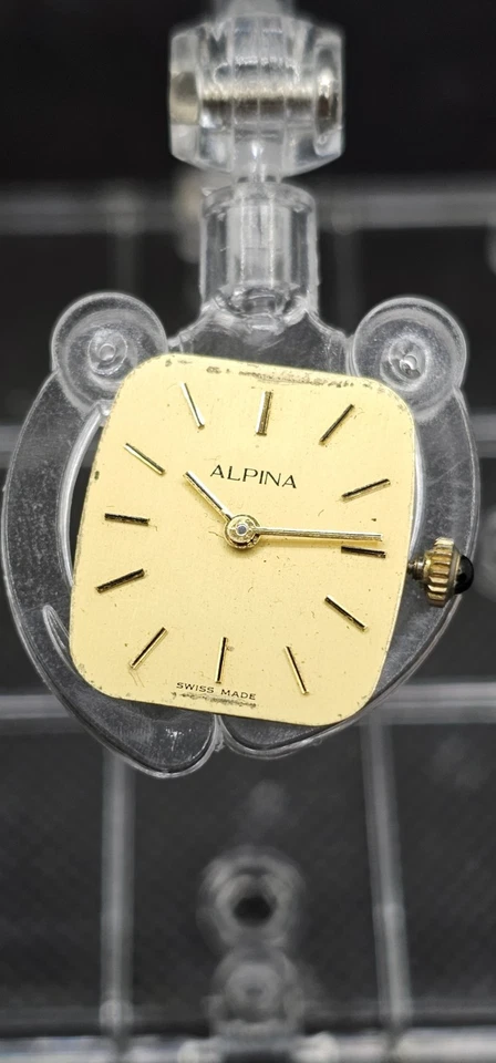 Reloj suizo Alpina vintage movimiento 17 joyas no funciona años 70 Foto 3 de 4