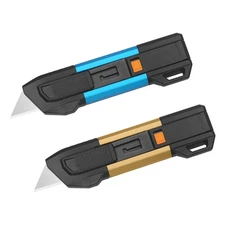 XW Auto-retractable Safety Box Cutter, Lightweight Safety Knife with Self-ret...