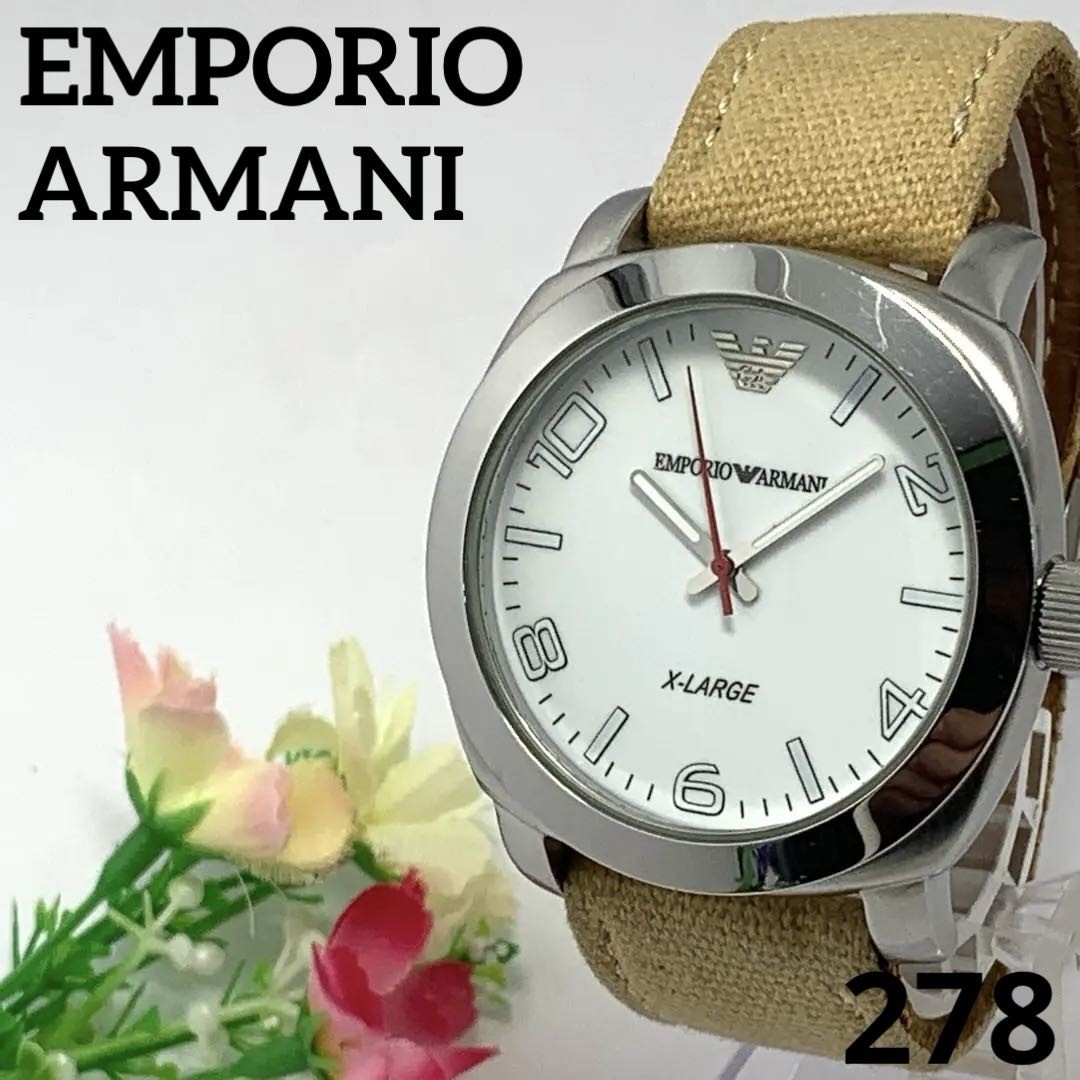 【新品電池】3152 EMPORI ARMANI メンズ腕時計 新品電池】3152 EMPORI ARMANI メンズ腕時計 - メルカリ