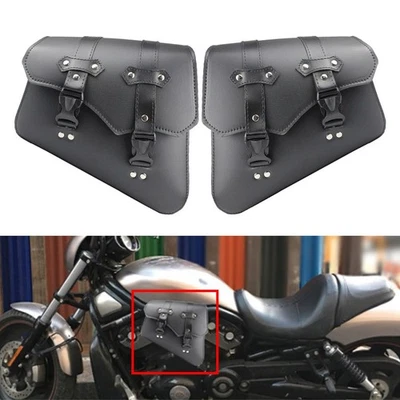 Seitensatteltaschen Universal Motorrad Für Harley-Davidson Sportster XL883 1200 - Bild 1 von 4