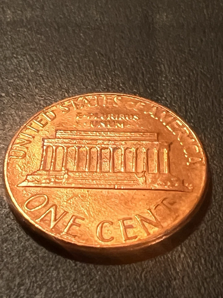 1984-p Lincoln 1C Penny, Die Cap and Lamination errors, Very Red and Rare! NICE! - Image 4 of 4