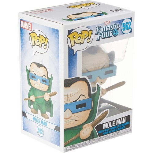 Figura Funko Pop! Marvel Los Cuatro Fantasticos Mole Man (Hombre Topo) Modelo 56 - Imagen 4 de 6