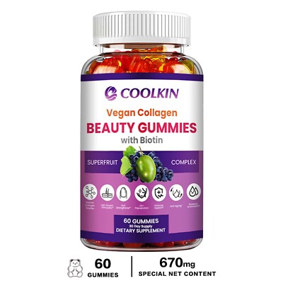 Vegan Collagen Beauty Gummies - Beauty and Bone Health, Whitening & Anti-wrinkle