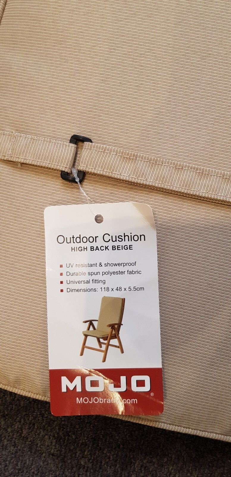 Outdoor Mojo High Back Chair Cushion eBay