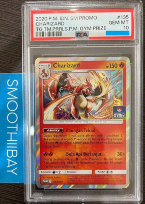 Charizard 135/SM-P Tag Team Gym Promo Gem Mint PSA 10 Pokemon Card