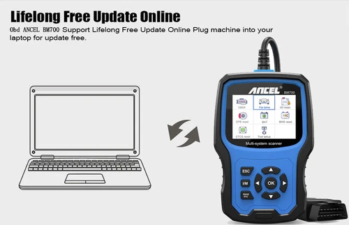 ANCEL BM700 OBD2 Scanner Code Reader For BMW All System ABS Diagnostic Tool