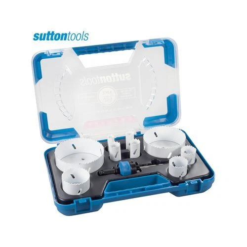 Sutton Tools 9 Piece Bi Metal Carpenter Holesaw Set