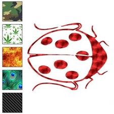 Ladybug Beetle Insect, Vinyl Decal Sticker, 40 Patterns 3 Sizes, 427