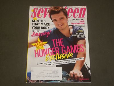 2013 NOVEMBER SEVENTEEN MAGAZINE - JOSH HUTCHERSON COVER - B 1753