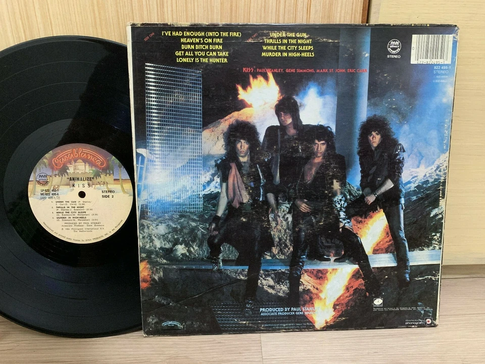 Kiss 33 rpm Philippines 12" LP EP animalize Foto 2 de 2