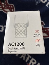     NEXTBOX WiFi Extender 1200 Mbps - 2.4  5GHz Dual Band Network    