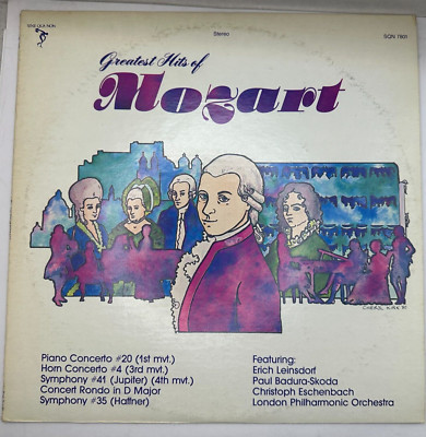 GREATEST HITS OF MOZART PIANO CONCERTO NO.20,SYMPHONY No.41 