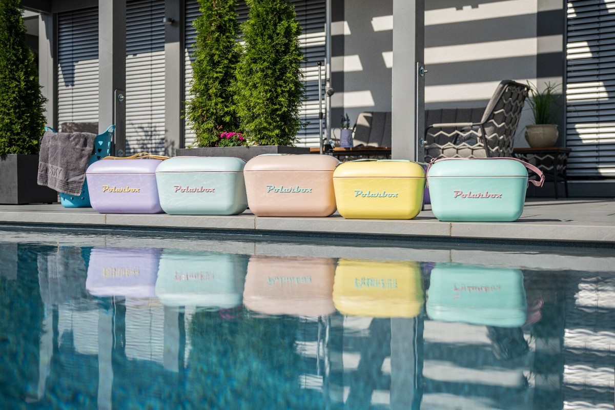 Kreher® Kühlbox 20 Liter Polarbox Passive Kühlbox in vielen Trendfarben