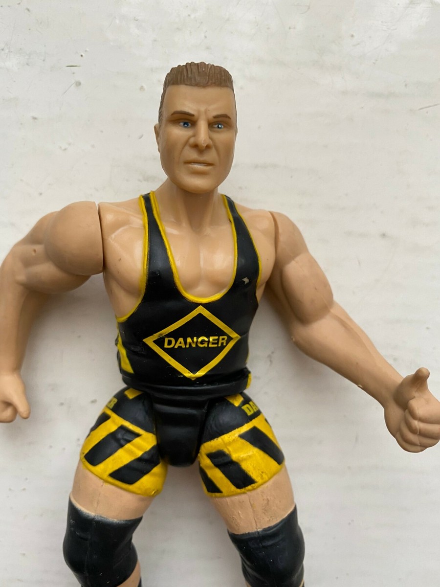 WWF WWE OWEN HART DANGER JAKKS WRESTLING ACTION FIGURE BCA