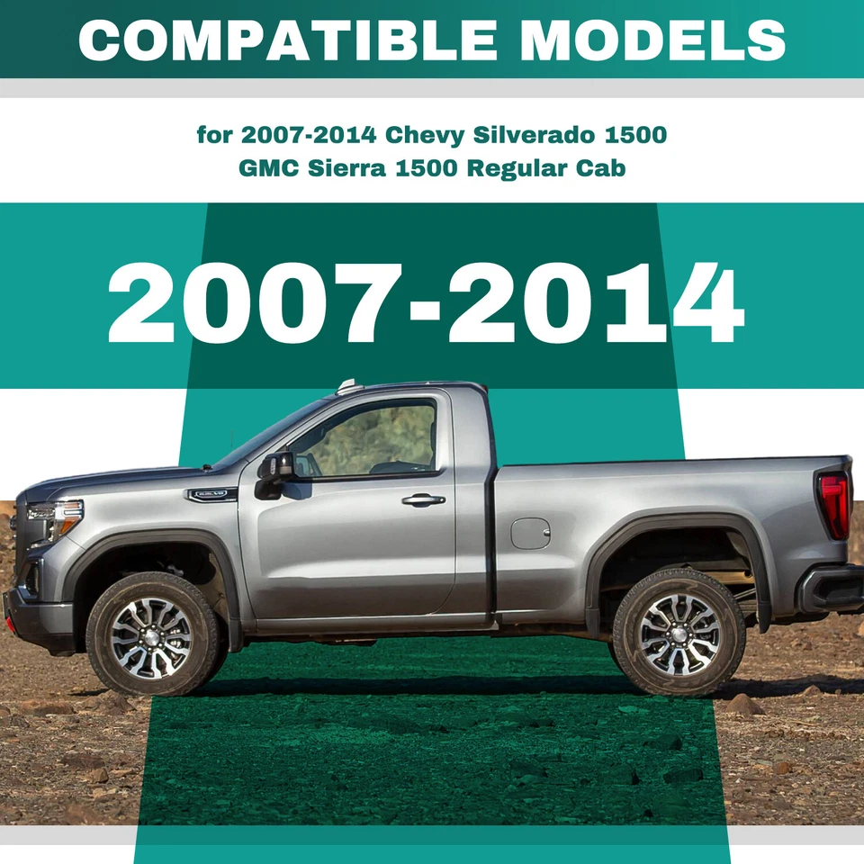 Kit de soporte de tanque delantero/trasero/montaje de choque para Chevy Silverado/GMC Sierra 2007-2014 Foto 2 de 4