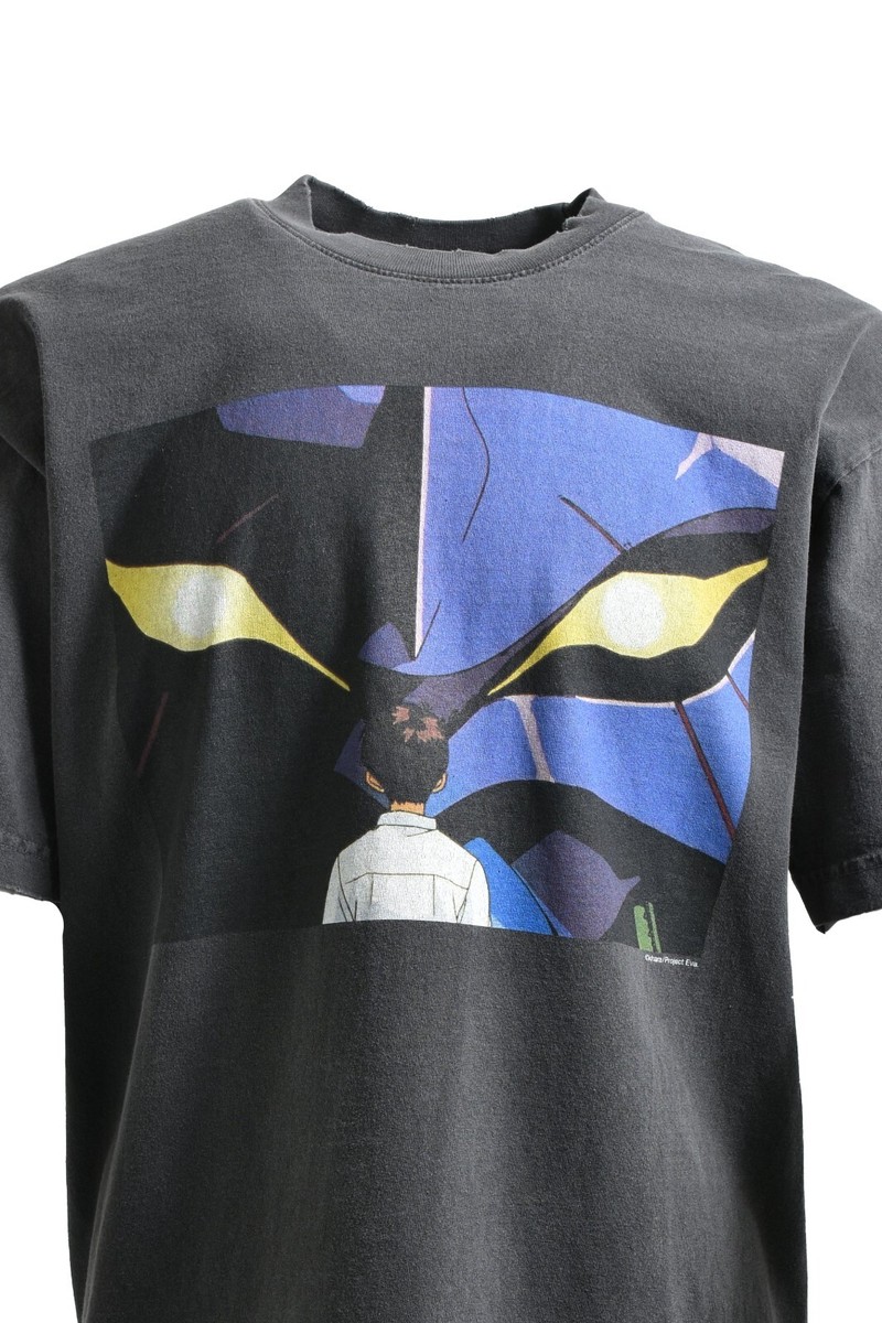 EVANGELION 0001 T-SHIRT ANGEL ATTACK Black EVANGELION:95 Japan