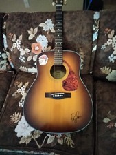 Guitar with a taylor swift signature