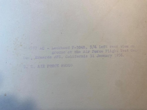 Historic lot of 21 USAF photos from Edwards AFB Command Post, 1950-60's aircraft - Picture 15 of 17