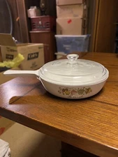 Vintage Corning Ware "Spice Of Life" Le Persil 6 1/2" in. Skillet P-83-B W/ Lid